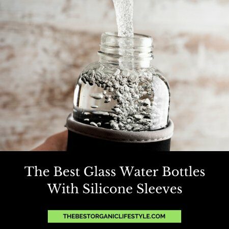 best glass water bottles with silicone sleeves